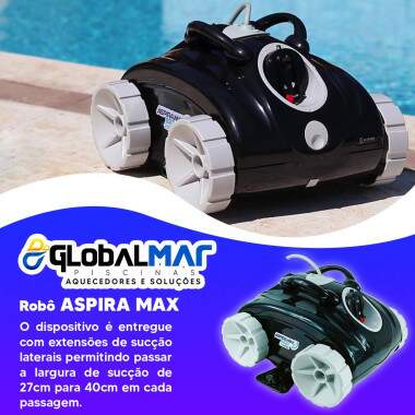 Robô Aspirador Automático Nautilus Aspira Max 5220 Para Piscinas De Até 1,80m